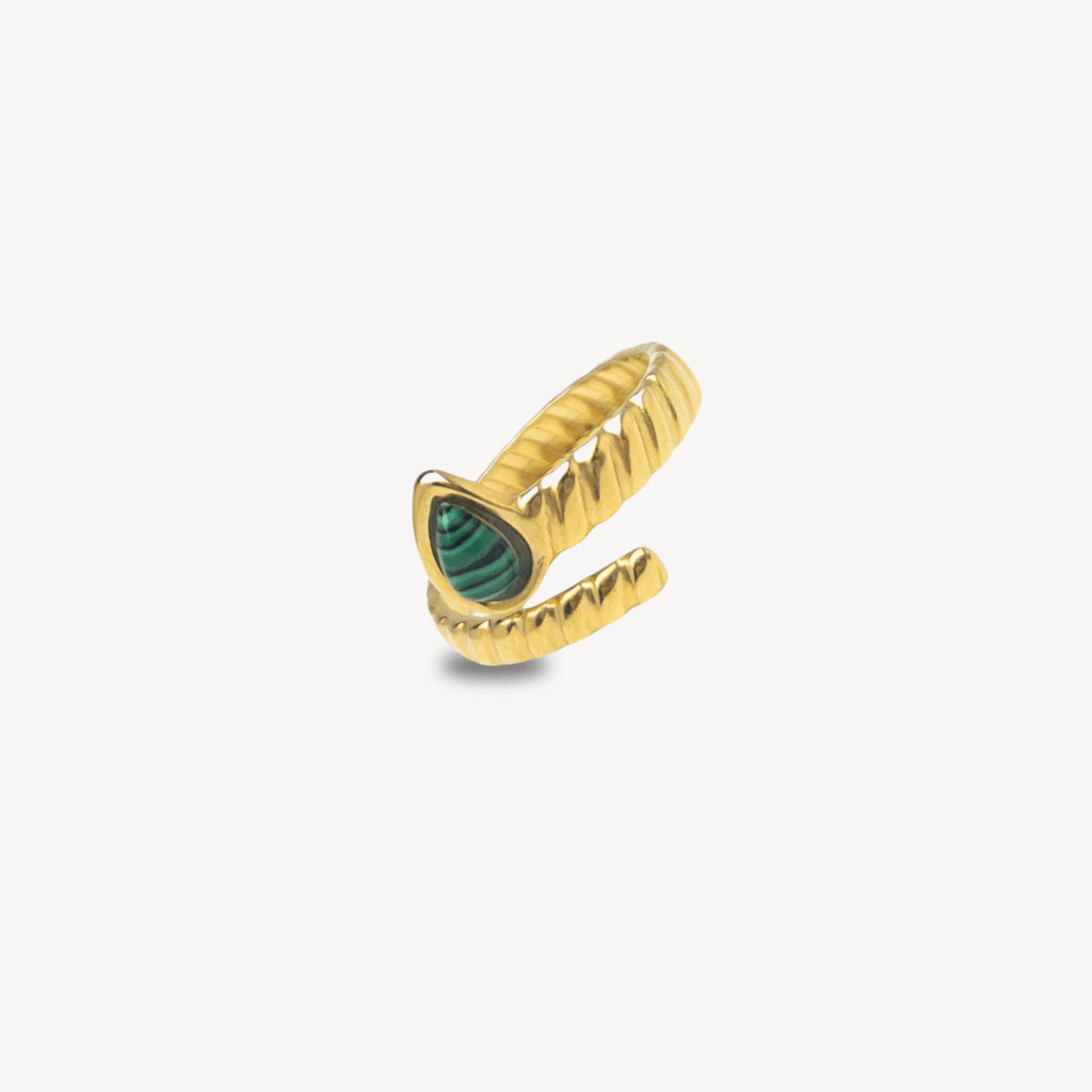 Malachite Serp Ring