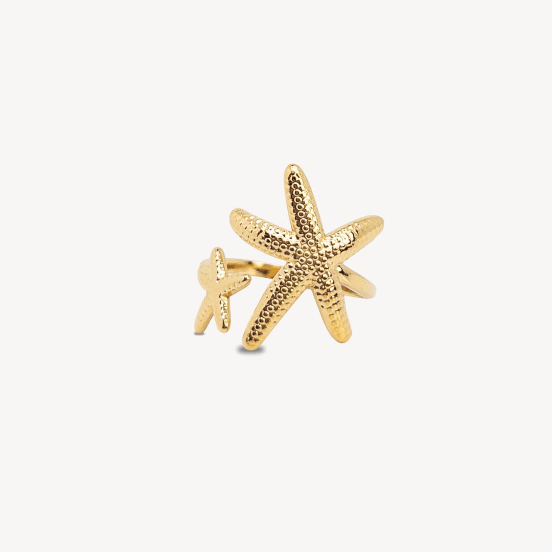Twin Starfish Ring