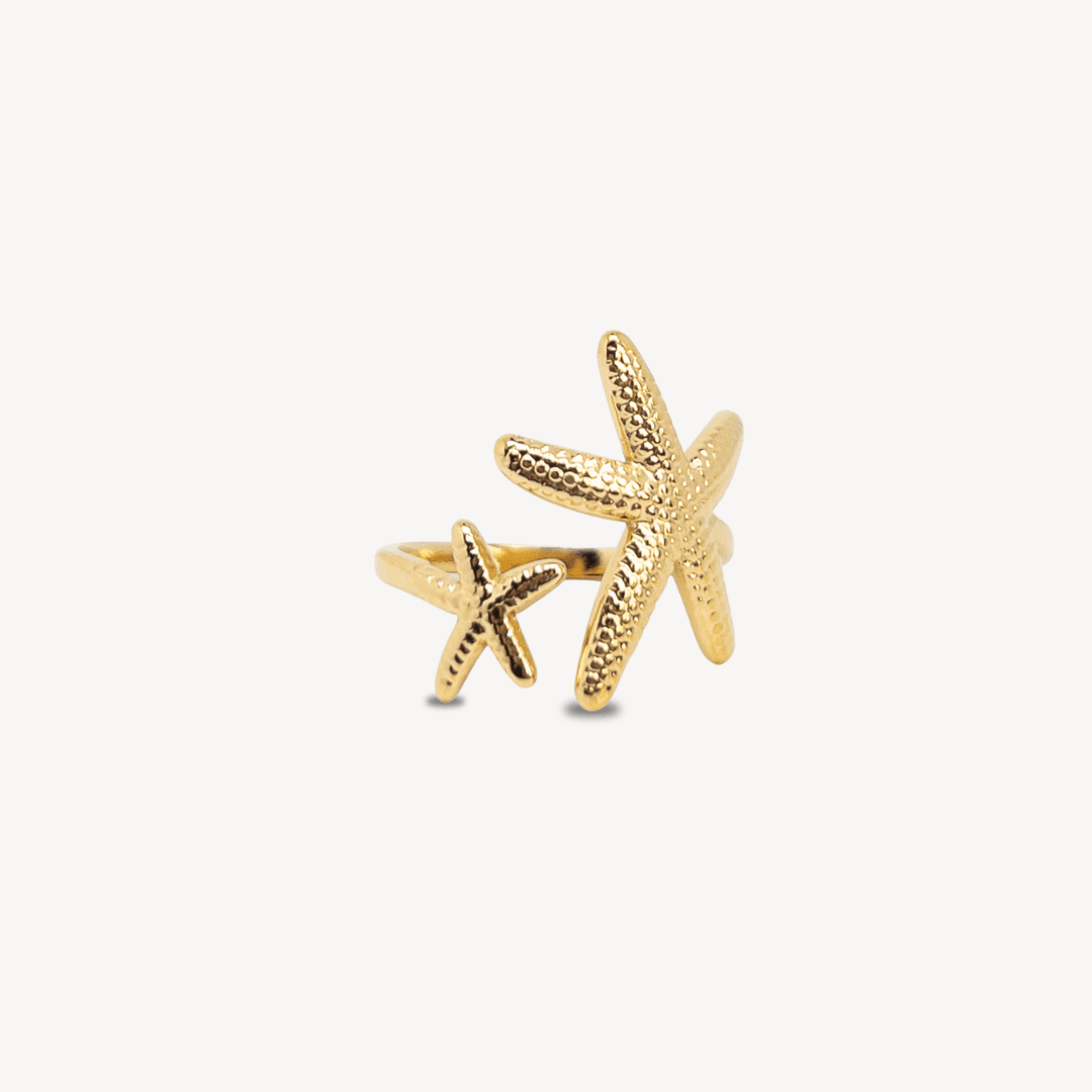 Twin Starfish Ring