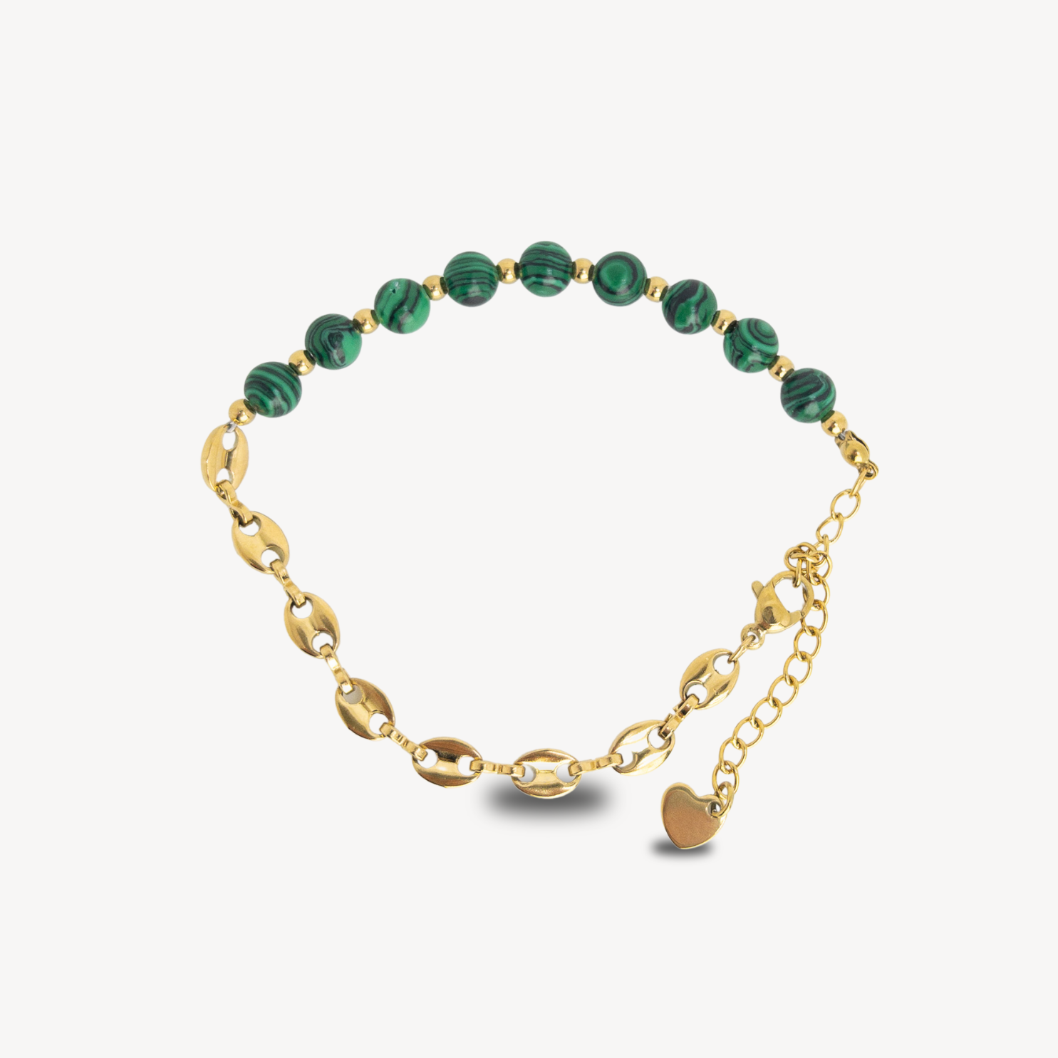 The Malachite Chain Bracelet