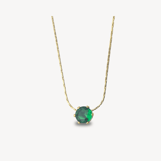 Green Zircon Neckalce