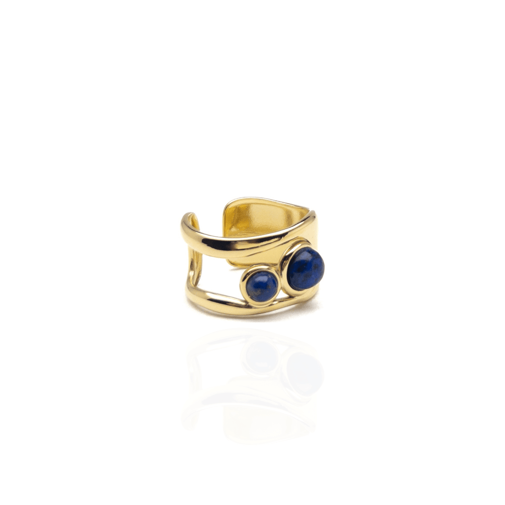 Double Lapis Lazuli Ring