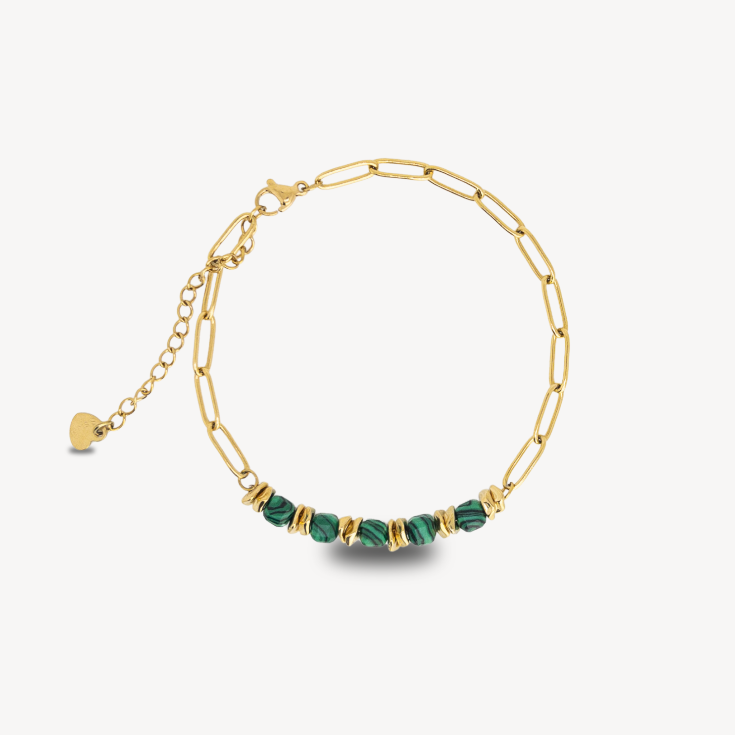 Malachite Chain Bracelet