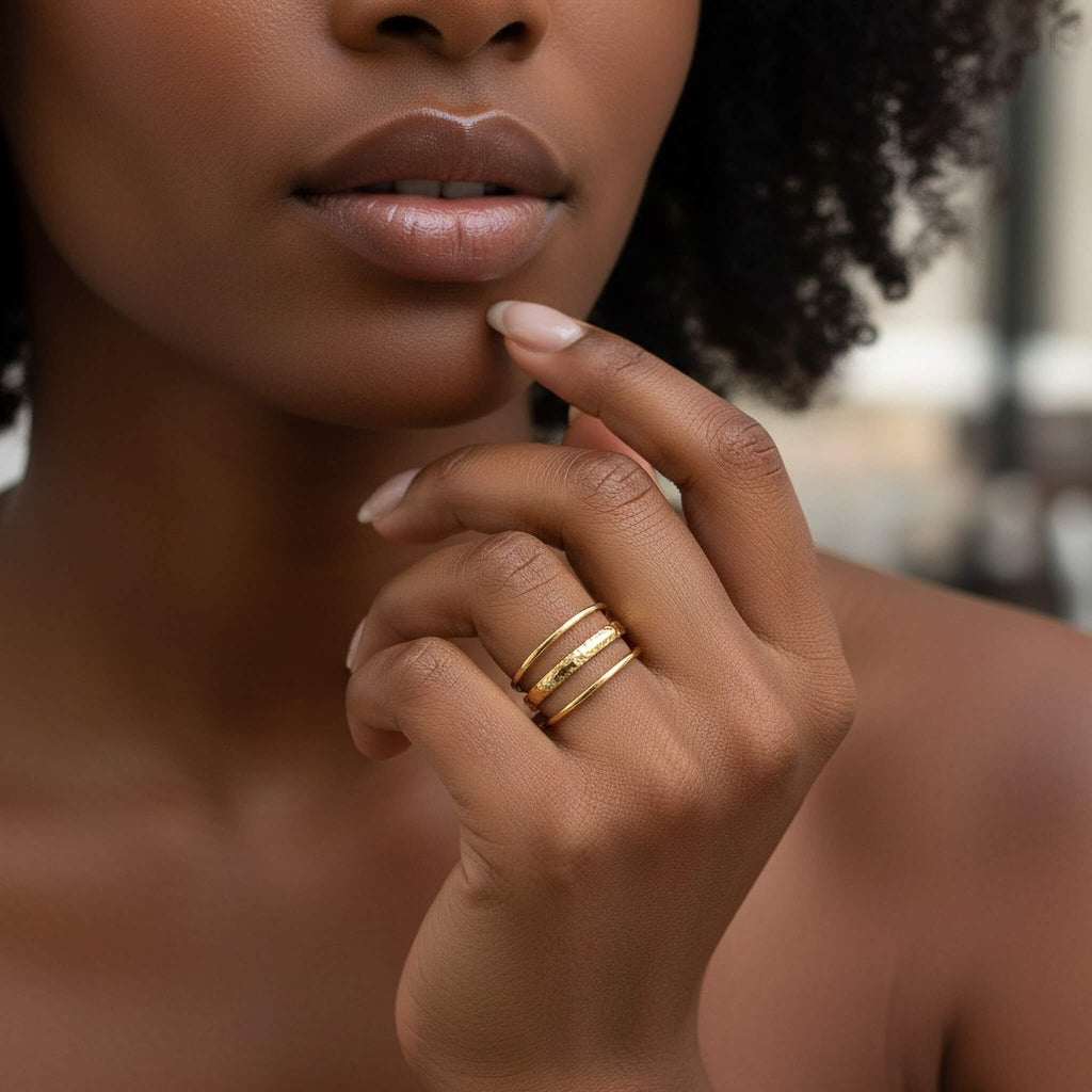 Trio Texture Ring