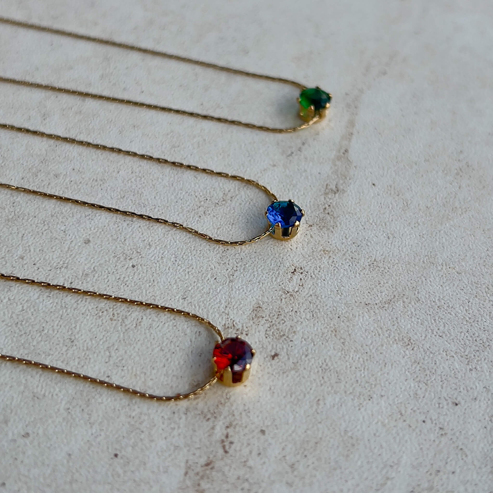 Blue Zircon Necklace