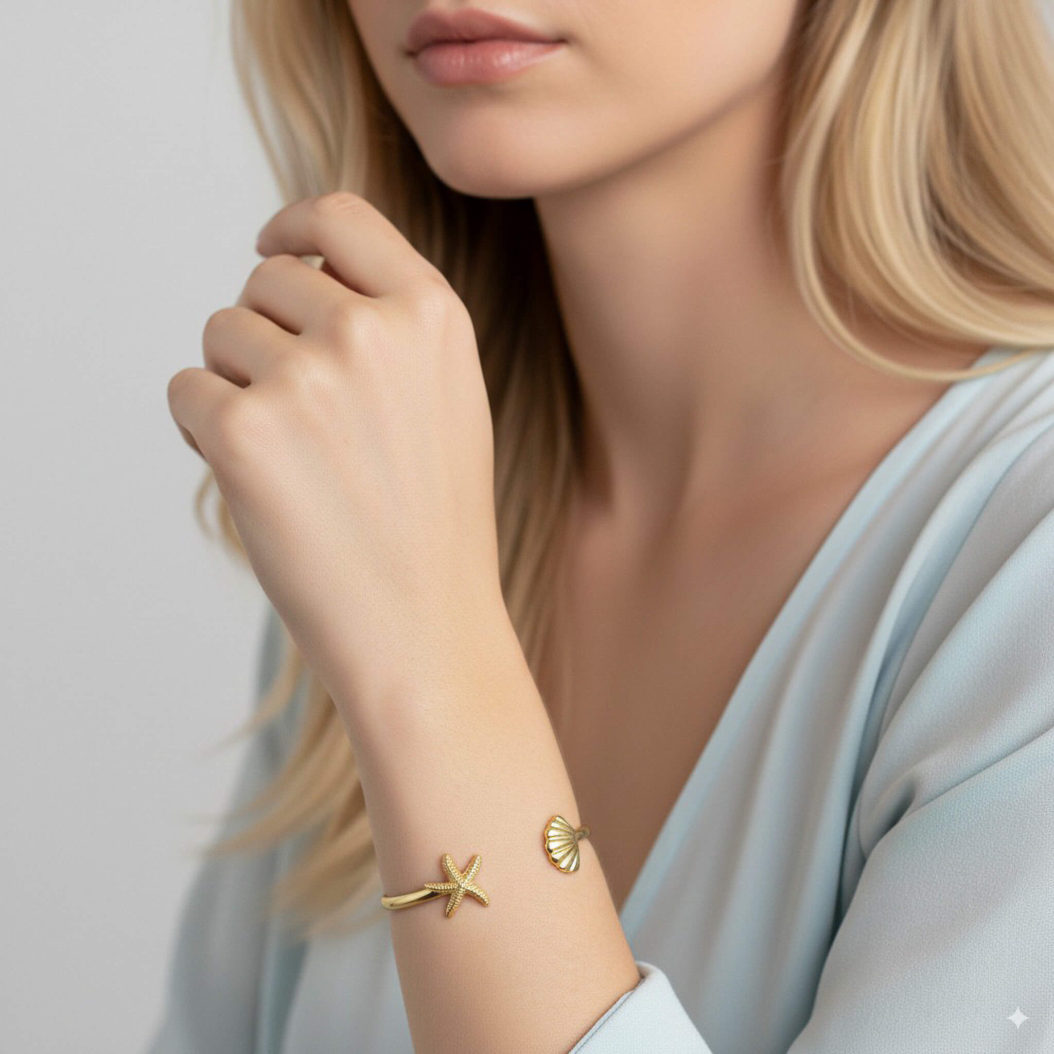 Star Shell Bangle